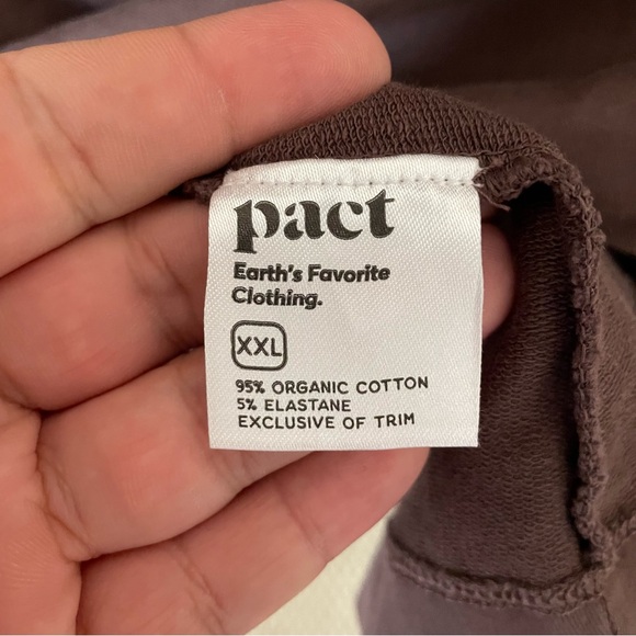 Pact Organic The Studio Athleisure Dress in Brown Carob XXL - Picture 11 of 12